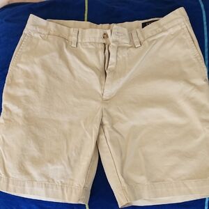Ralph Lauren Men's Khaki Flat Front Shorts